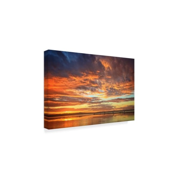 Beata Czyzowska Young 'Sunset Walk' Canvas Art,12x19